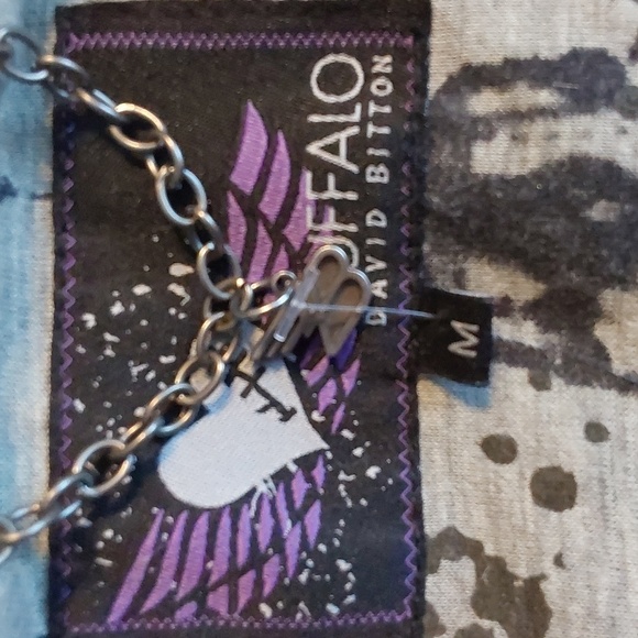 Buffalo David Bitton Dark Gray Warm Wool Belted Pea Coat Neutral winter mod Sz.M - Picture 11 of 13